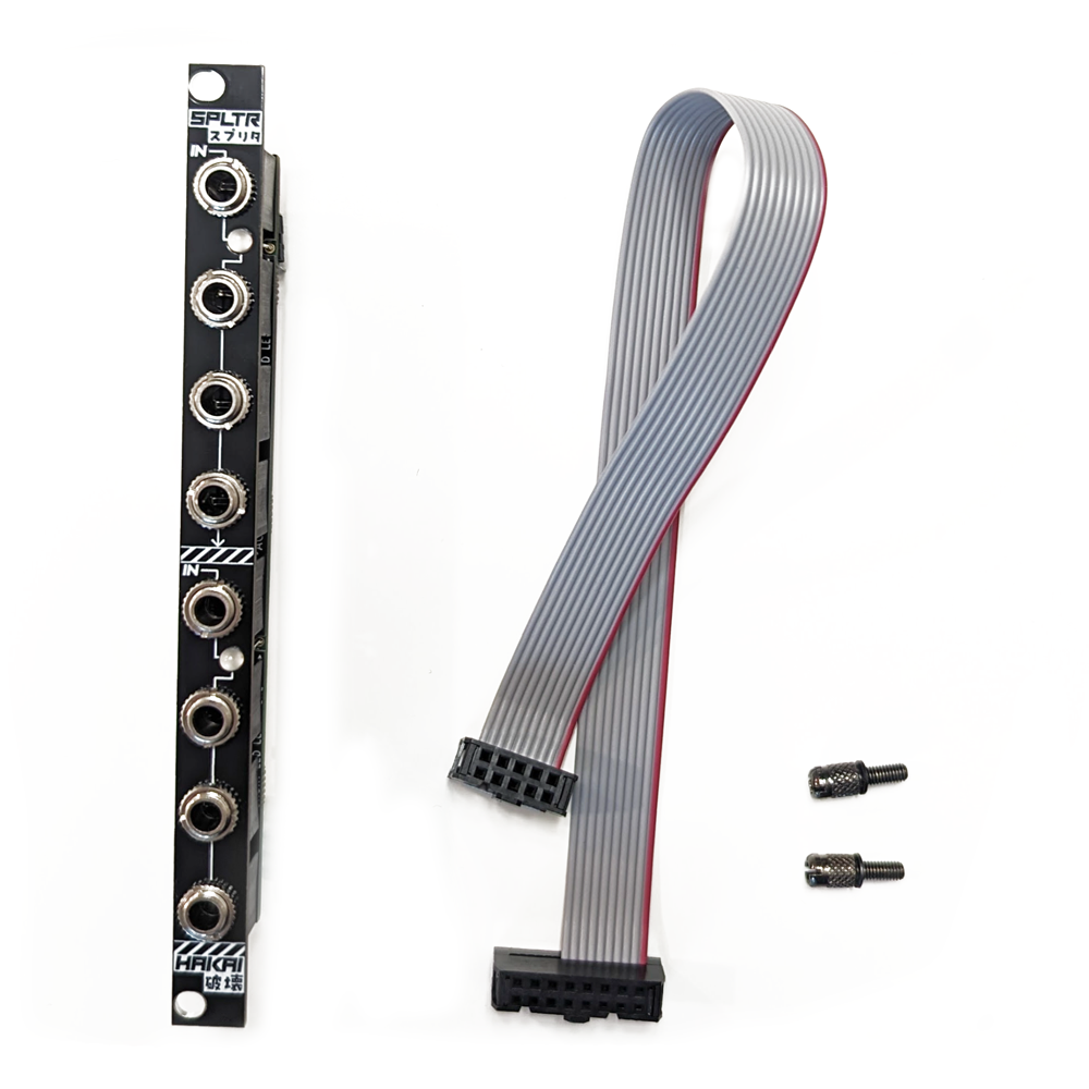 Hakai Labs SPLTR - Compact 2HP buffered multiple eurorack module with CVD LED indicators
